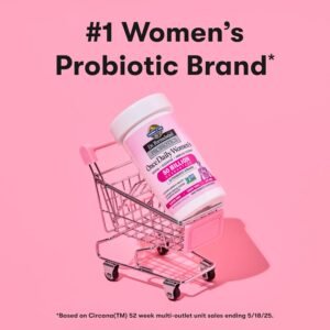 Garden of Life Once Daily Dr. Formulated Probiotics for Women 50 Billion CFU 16 Probiotic Strains with Organic Prebiotics for Digestive, Vaginal & Immune Health, Dairy Free, Shelf Stable 30 Capsules - Image 4