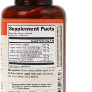 NatureWise Curcumin Turmeric 2250mg - 95% Curcuminoids & BioPerine Black Pepper Extract for Advanced Absorption - Daily Joint and Immune Health Support - Vegan, Non-GMO, 90 Count[30-Day Supply] - Image 4