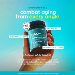 NAD Supplement 8,457 mg Extra Strength Liposomal, Green Tea + Astaxanthin for Women & Men, Resveratrol, CoQ10, Alpha Lipoic Acid – Energy Anti-Aging,Cell Regeneration - Image 4