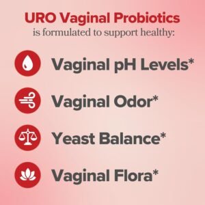 O Positiv URO Vaginal Probiotics for Women pH Balance with Prebiotics & Lactobacillus Probiotic Blend - Vaginal Health Supplement - Promote Healthy Vaginal Odor & Vaginal Flora, 60 Count (Pack of 1) - Image 3
