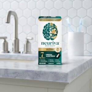 NEURIVA Ultra Decaffeinated Clinically Tested Nootropic Brain Supplement for Mental Alertness, Memory, Focus & Concentration, Cognivive, Neurofactor, Phosphatidylserine, Vitamins B6 B12, 60 Capsules - Image 23