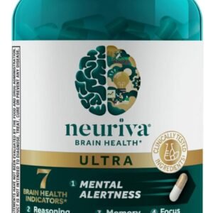 NEURIVA Ultra Decaffeinated Clinically Tested Nootropic Brain Supplement for Mental Alertness, Memory, Focus & Concentration, Cognivive, Neurofactor, Phosphatidylserine, Vitamins B6 B12, 60 Capsules - Image 24