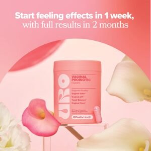O Positiv URO Vaginal Probiotics for Women pH Balance with Prebiotics & Lactobacillus Probiotic Blend - Vaginal Health Supplement - Promote Healthy Vaginal Odor & Vaginal Flora, 60 Count (Pack of 1) - Image 5