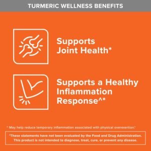 Qunol Turmeric Curcumin with Black Pepper & Ginger, 2400mg Turmeric Extract with 95% Curcuminoids, Extra Strength Supplement, Enhanced Absorption, Joint Support Supplement, 105 Count - Image 4