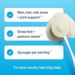 Vital Proteins Collagen Peptides Powder - Supports Hair, Nail, Skin, Bone & Joint Health, Unflavored, Collagen Protein 9.33 OZ - Image 6