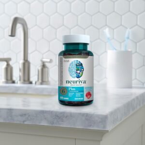NEURIVA Plus Brain Supplement for Memory,Focus & Concentration+Cognitive Function with Vitamins B6 & B12 and Clinically Tested Nootropics Phosphatidylserine and Neurofactor,50ct Strawberry Gummies - Image 18