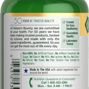 Nature's Bounty Magnesium Supplements - Magnesium 500 Mg Tablets for Bone & Muscle Health, 200 Count (Pack of 1) - Image 9
