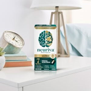 NEURIVA Ultra Decaffeinated Clinically Tested Nootropic Brain Supplement for Mental Alertness, Memory, Focus & Concentration, Cognivive, Neurofactor, Phosphatidylserine, Vitamins B6 B12, 60 Capsules - Image 22