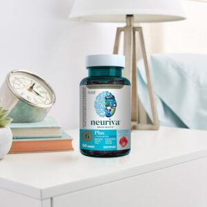 NEURIVA Plus Brain Supplement for Memory,Focus & Concentration+Cognitive Function with Vitamins B6 & B12 and Clinically Tested Nootropics Phosphatidylserine and Neurofactor,50ct Strawberry Gummies - Image 17