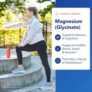 Pure Encapsulations Magnesium (Glycinate) - Supplement to Support Stress Relief, Sleep, Heart Health, Nerves, Muscles, and Metabolism* - with Magnesium Glycinate - 90 Capsules - Image 4