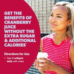 AZO Cranberry Supplement, Made with Concentrated Whole Fruit Cranberry Powder to Help Cleanse and Protect the Urinary Tract*, Sugar Free Cranberry Pills, Non-GMO, 100 Softgels - Image 8