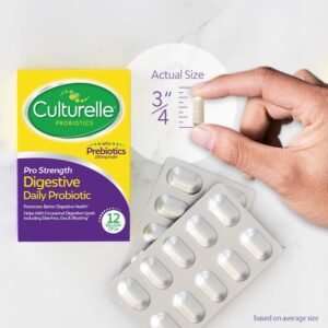 Culturelle Pro Strength Daily Probiotics For Digestive Health (2 Month Supply) with Prebiotics for Women & Men, Supports Occasional Diarrhea, Gas & Bloating, Gluten & Soy Free, 60 Count - Image 6