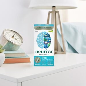 NEURIVA Plus Brain Supplement for Memory and Focus Clinically Tested Nootropics for Concentration for Mental Clarity, Cognitive Enhancement Vitamins B6, B12, Phosphatidylserine 30 Capsules - Image 19