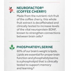 NEURIVA Plus Brain Supplement for Memory and Focus Clinically Tested Nootropics for Concentration for Mental Clarity, Cognitive Enhancement Vitamins B6, B12, Phosphatidylserine 30 Capsules - Image 12