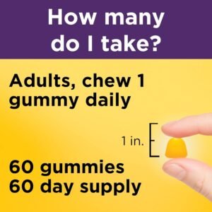 Nature Made Collagen Gummies with Vitamin C, Zinc and Biotin, Hydrolyzed Collagen Peptides Supplement for Healthy Skin Support, 60 Gummies, 60 Day Supply - Image 6