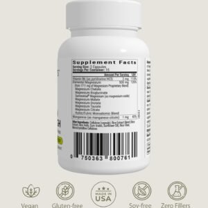 BIOptimizers Magnesium Breakthrough Supplement 4.0-7 Forms of Mg: Glycinate, Malate, Citrate, and More - Natural Support for Sleep and Cognitive Function - 30 Capsules- Calming Vitamins Complex - Image 10