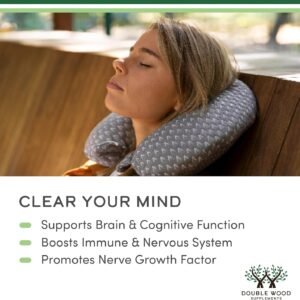 Organic Lions Mane Mushroom Capsules (120 Count), for Brain Support and Immune Health, Third Party Tested and Grown in The USA - by Double Wood - Image 7