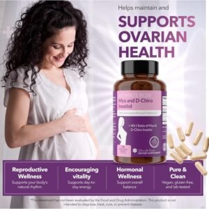 Intimate Rose Myo-Inositol & D-Chiro Inositol Supplement for Women - Hormone Balance & Ovarian Support for Women - Ideal 40:1 Ratio, Vitamin D3 + Ashwagandha - Image 7