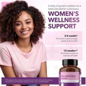 Intimate Rose Myo-Inositol & D-Chiro Inositol Supplement for Women - Hormone Balance & Ovarian Support for Women - Ideal 40:1 Ratio, Vitamin D3 + Ashwagandha - Image 5