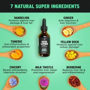 Super Liver Support with Milk Thistle - All Natural Liver Cleanse Detox & Repair Aid - Doctor-Formulated Liver Supplement - Liquid Herbal Supplements for Liver Health - 1 Month Supply - Image 5