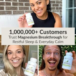 BIOptimizers Magnesium Breakthrough Supplement 4.0-7 Forms of Mg: Glycinate, Malate, Citrate, and More - Natural Support for Sleep and Cognitive Function - 30 Capsules- Calming Vitamins Complex - Image 9